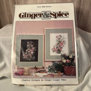 Ginger & Spice cross stitch pattern "Wild Roses" 9202